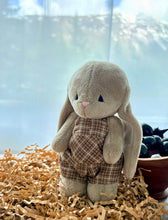Load image into Gallery viewer, Bunny in overalls (beige)