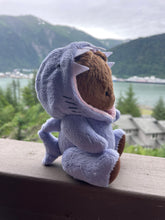 Load image into Gallery viewer, Teddy bear in shark costume