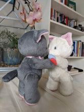 Load image into Gallery viewer, Gray cat with fish